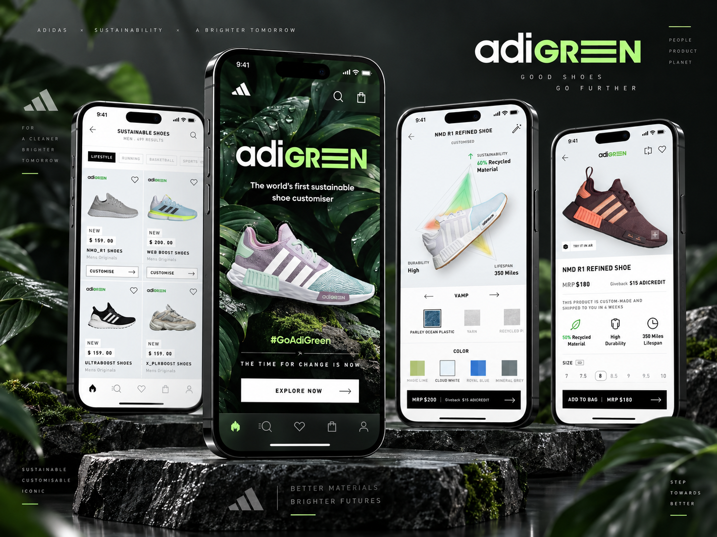 Adidas product mockup