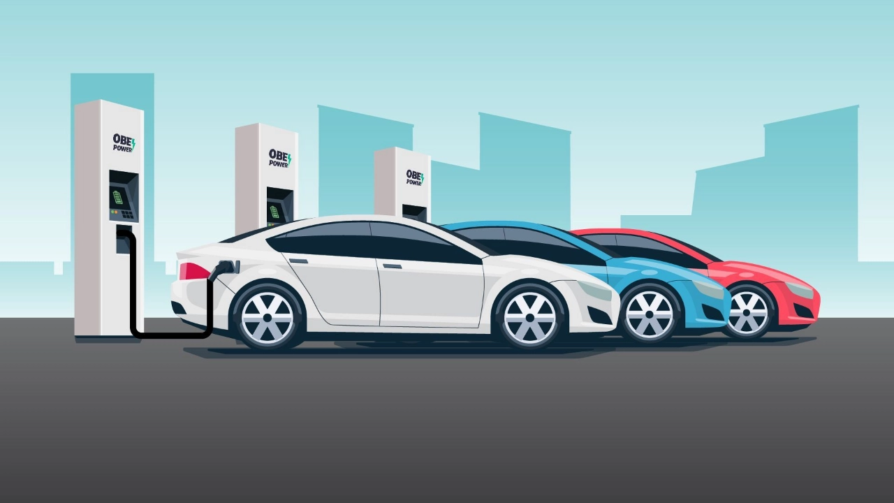 Obe Power — EV charging network app and station overview